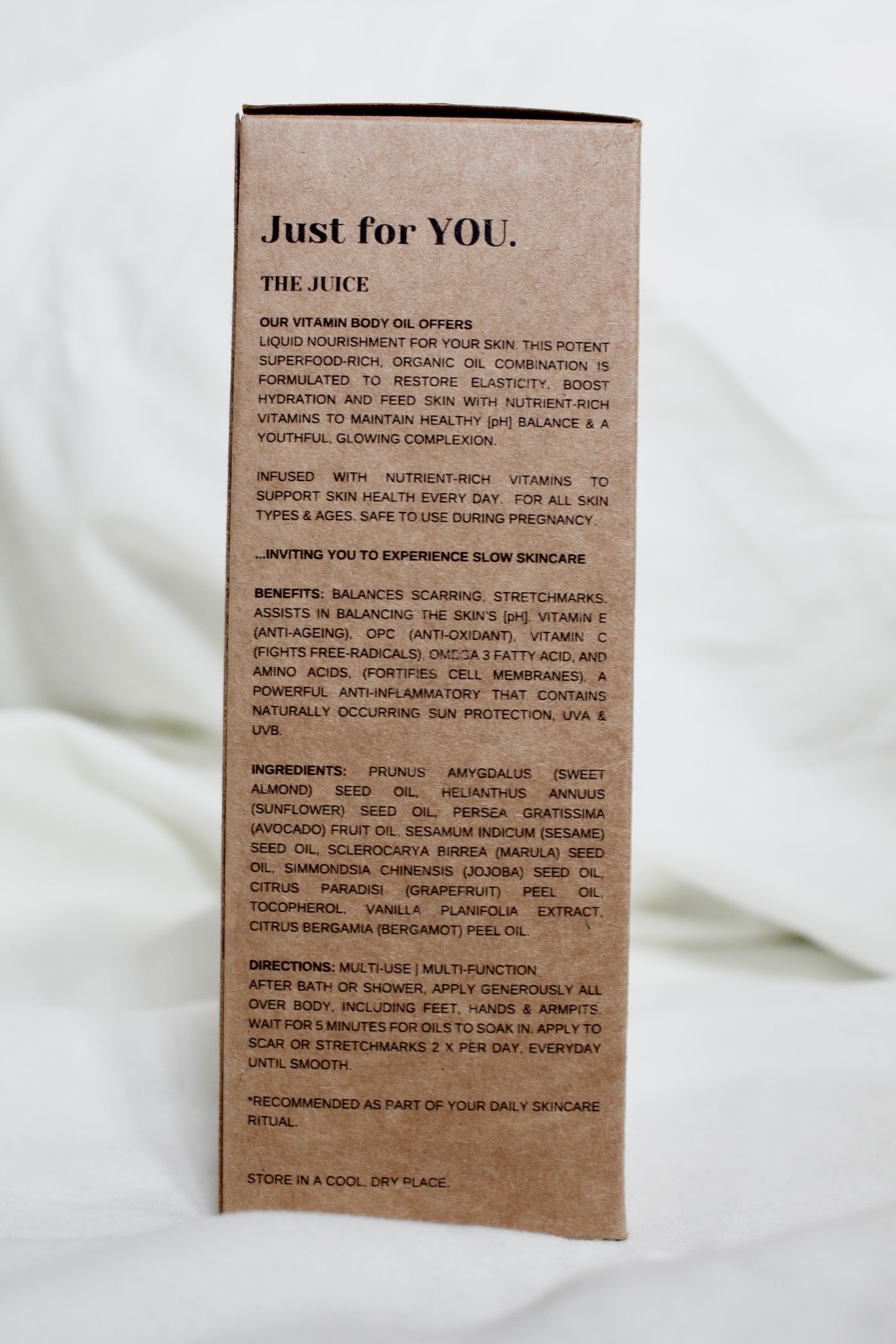 Eco Diva Vitamin Body Oil for Scarring & Scratchmarks - 200ml