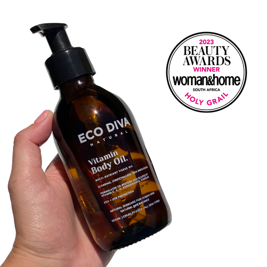 Eco Diva Vitamin Body Oil for Scarring & Scratchmarks - 200ml